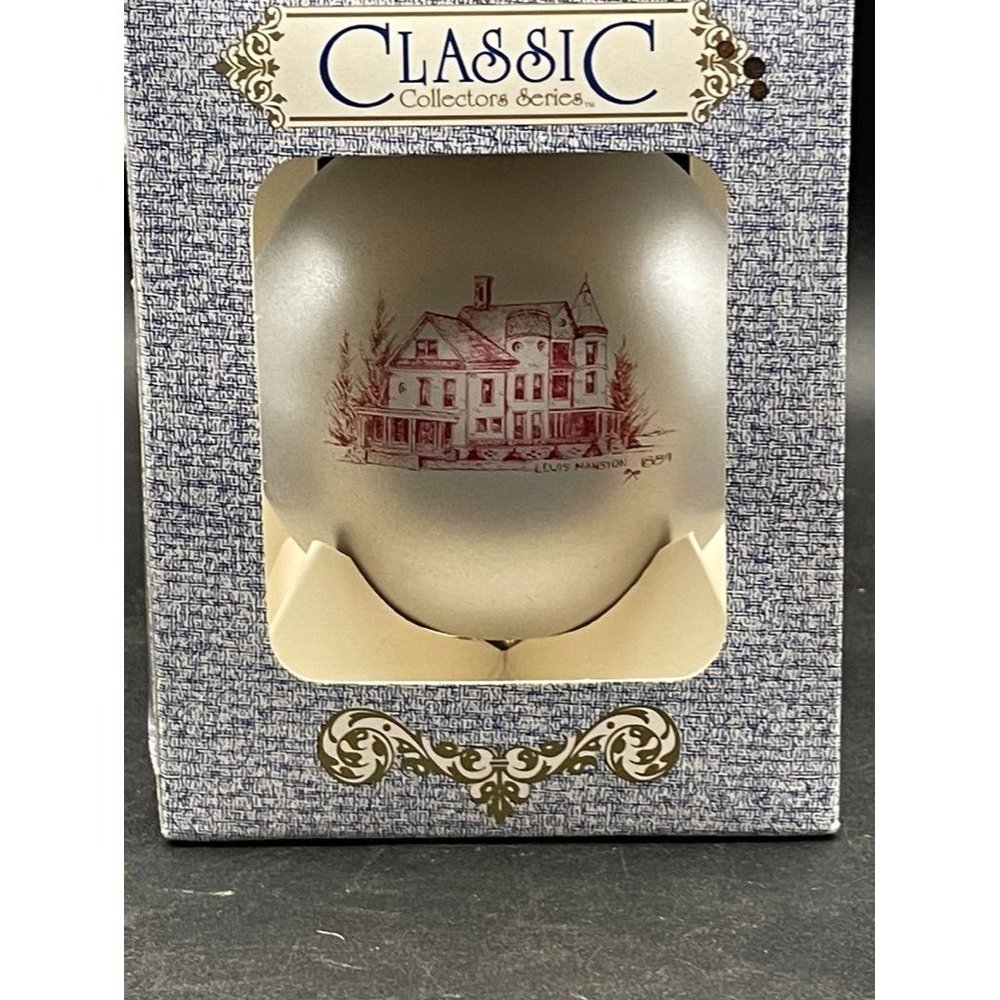 Classic Collectors Series 2008 Glass Christmas Ornament Length 3.75 Inches